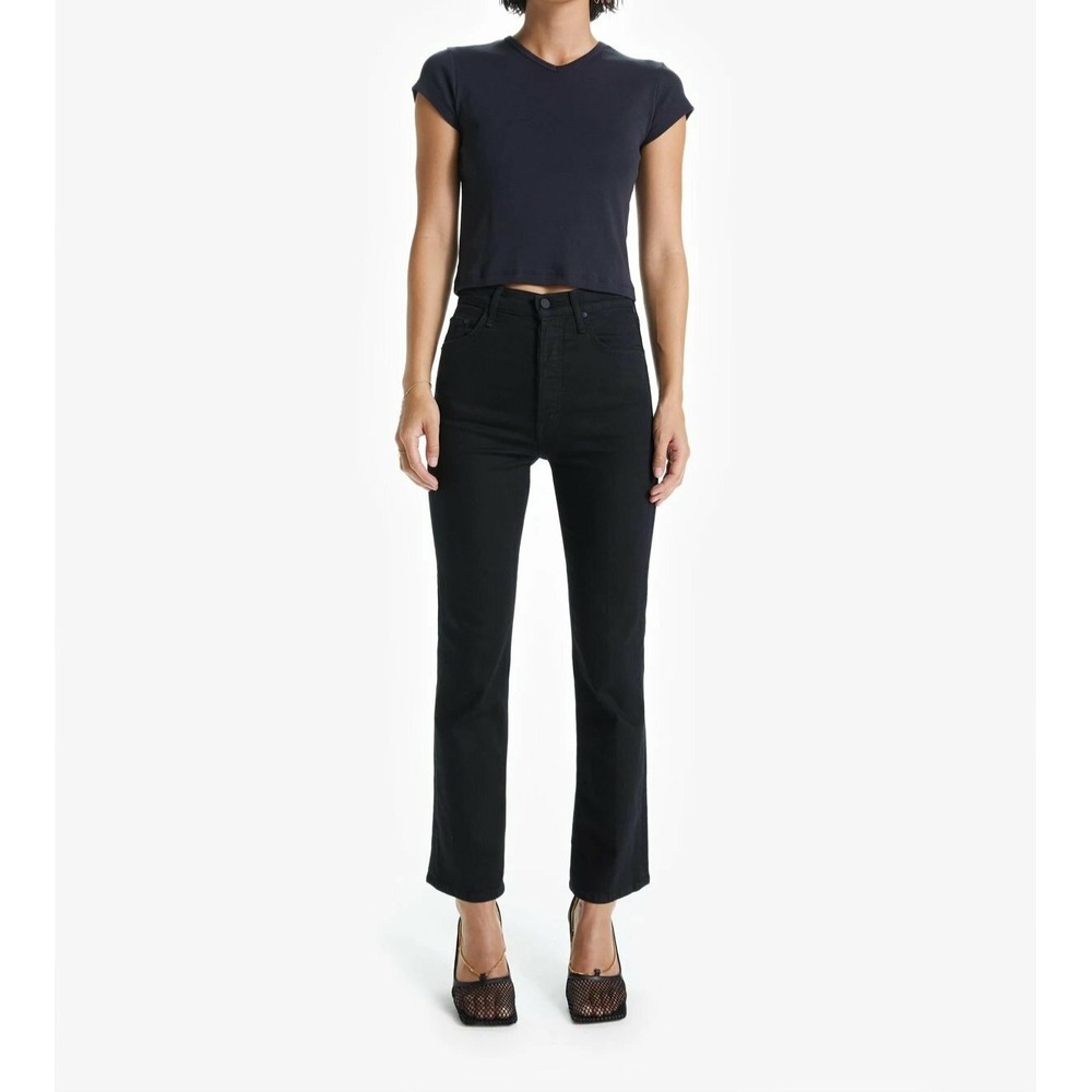MOTHER The Tripper High Waisted Bootcut‎ Jeans Not Guilty Black NWT Size 25